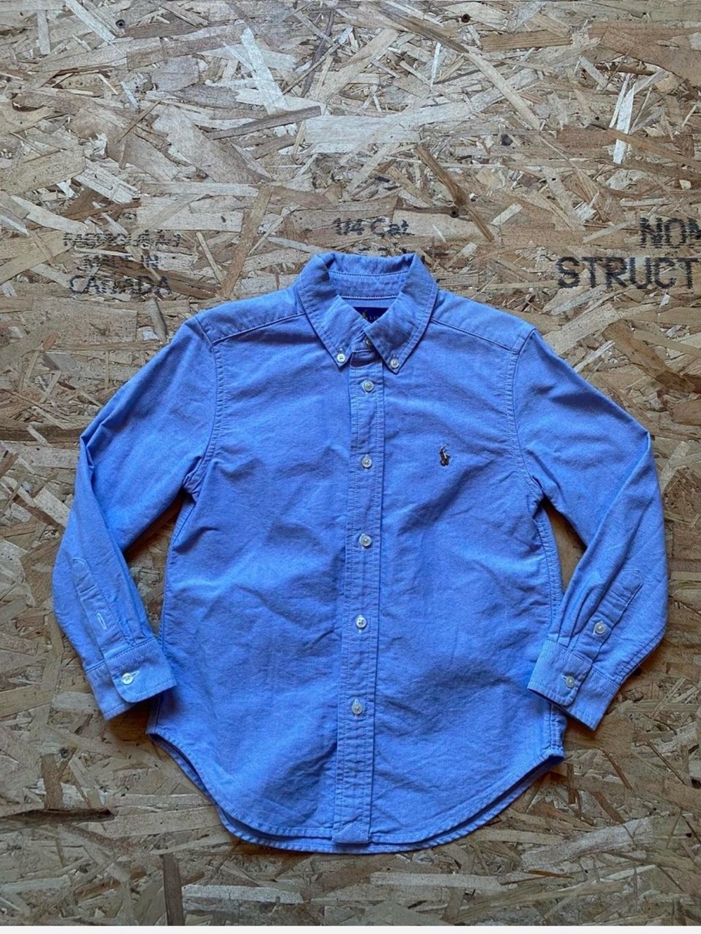 Ralph Lauren Light Blue Long-Sleeve Button-Down Shirt